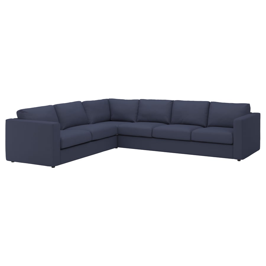 FINNALA sectional, 5seat corner, Orrsta blackblue IKEA