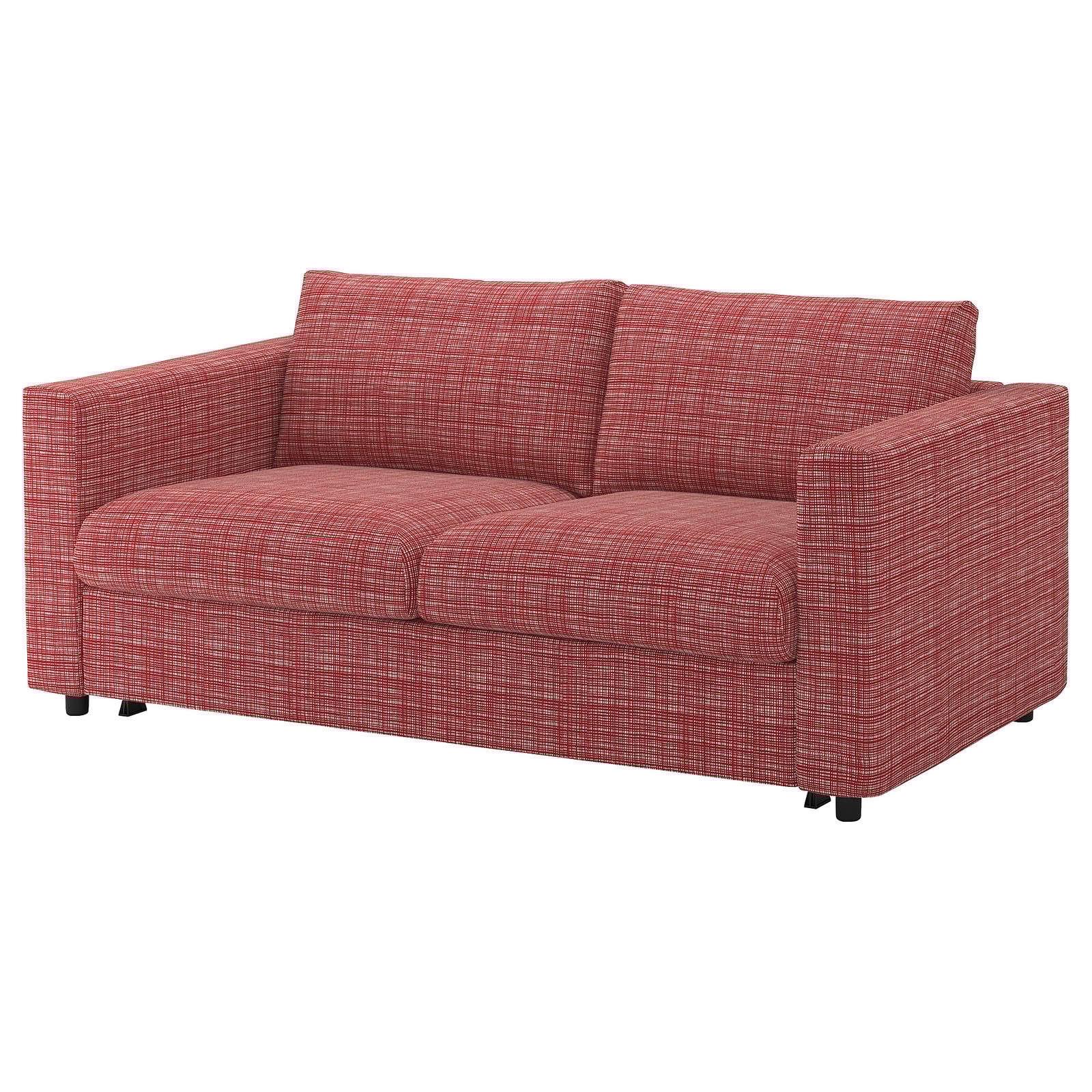 FINNALA Sleeper sofa, Dalstorp multicolor, Height including back