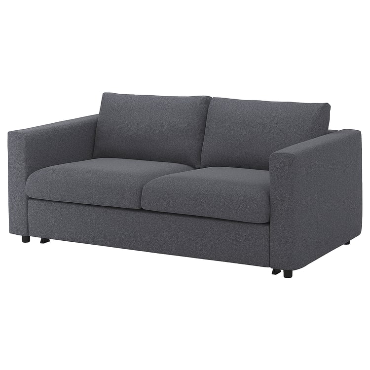 FINNALA Sleeper sofa, Gunnared medium gray IKEA