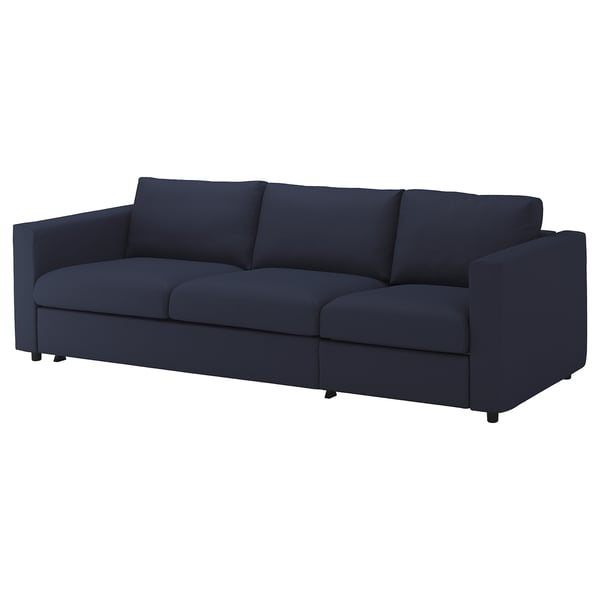 FINNALA sleeper sofa, Orrsta blackblue IKEA