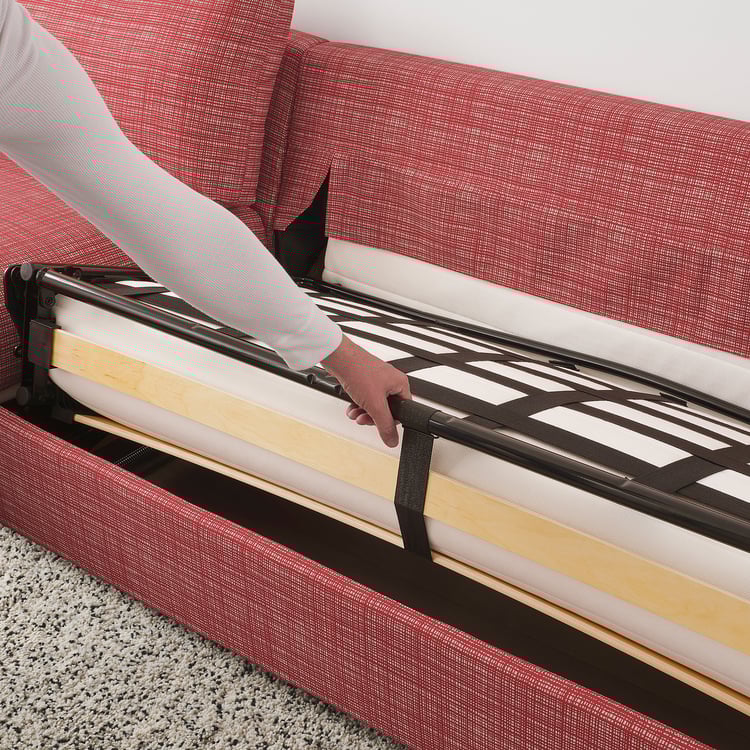 FINNALA sleeper sofa, with chaise/Dalstorp multicolor IKEA