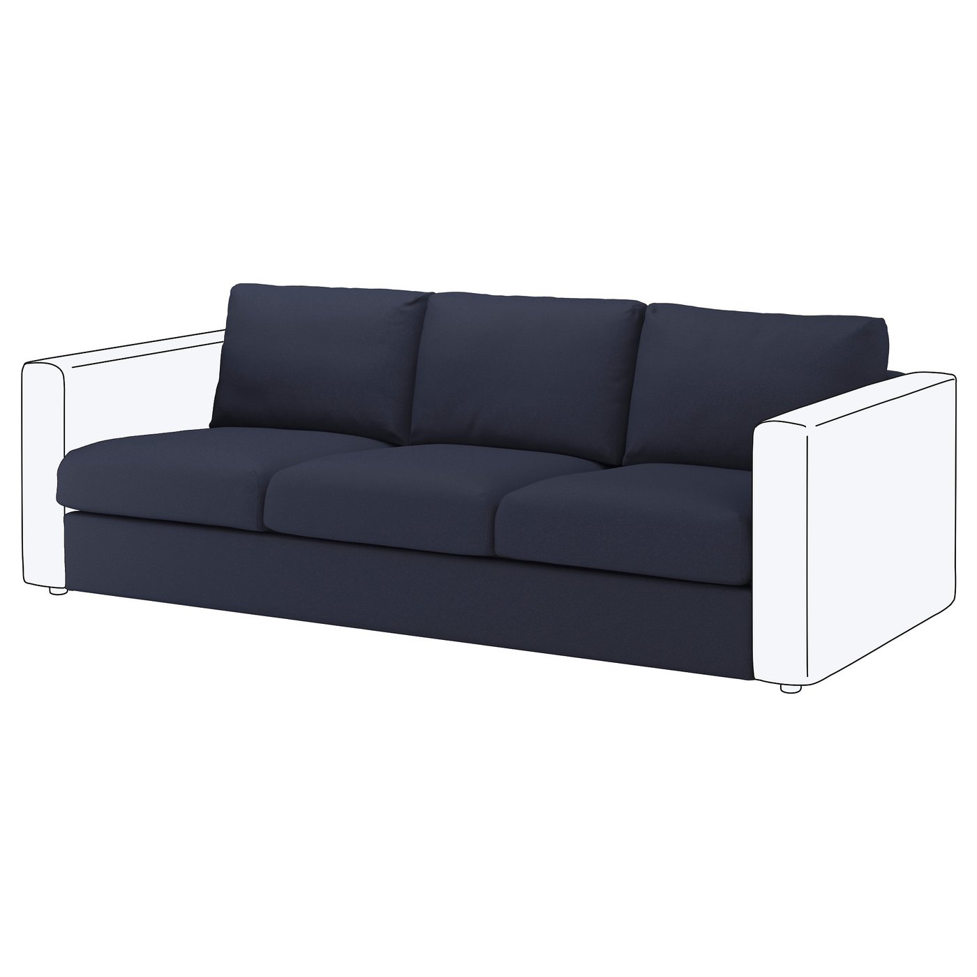 IKEA ソファー finnala-sofa-section-orrsta-