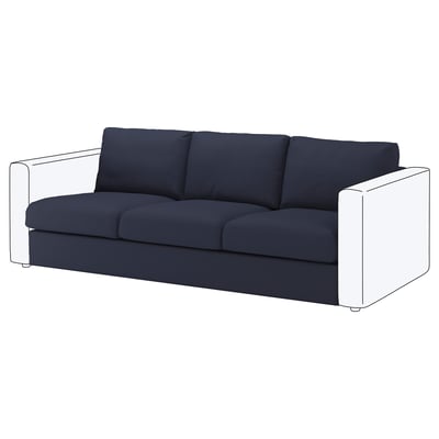 FINNALA Sofa section, Orrsta black-blue