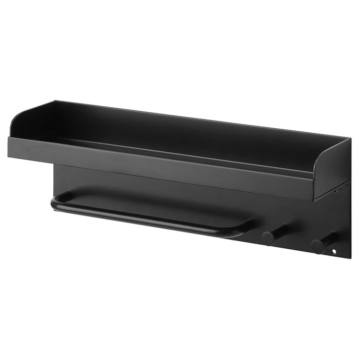FINNINGEN shower shelf, black IKEA