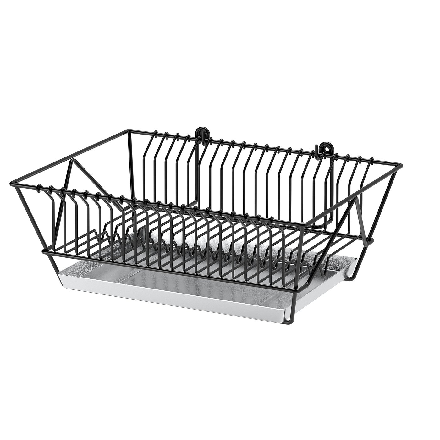 Fintorp Dish Drainer Black Galvanized Ikea