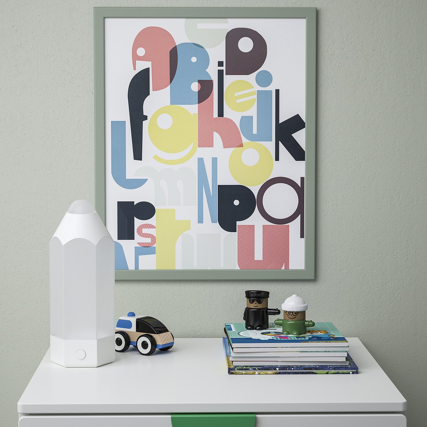 Frame, light gray-green 2