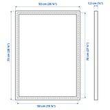 FISKBO Frame, white, 19 ¾x27 ½ "