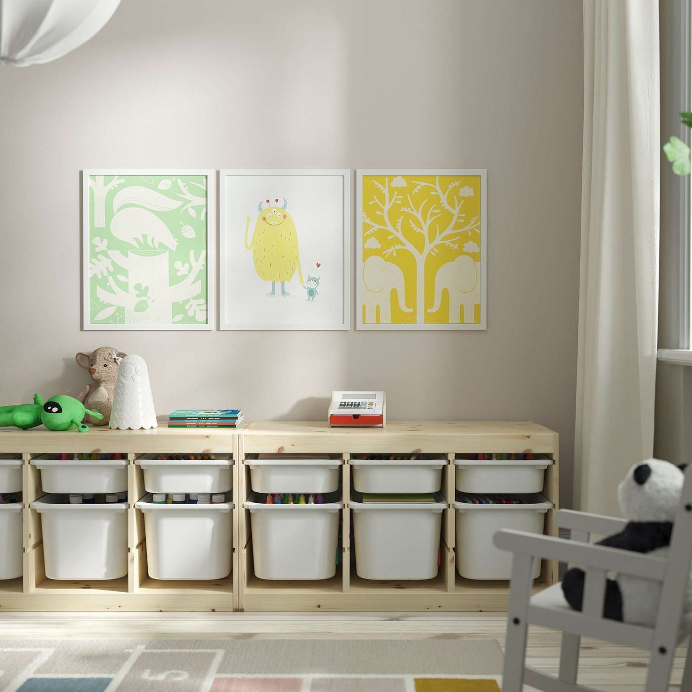 KARE Design Framed Picture Book Club/規4 バードズインジャングル80×100 cm フレームピクチャー ｜【KARE