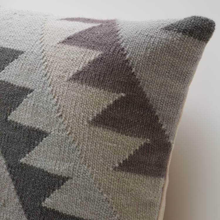 FJÄLLSKRÅP cushion cover, handmade/gray, 26x26" IKEA