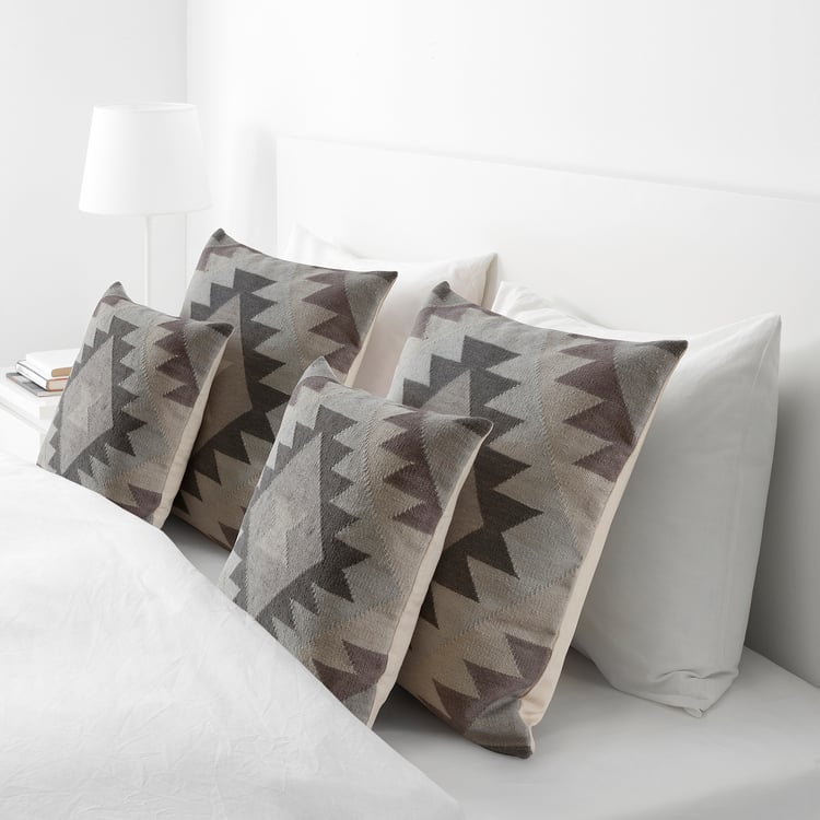 FJÄLLSKRÅP cushion cover, handmade/gray, 20x20" IKEA