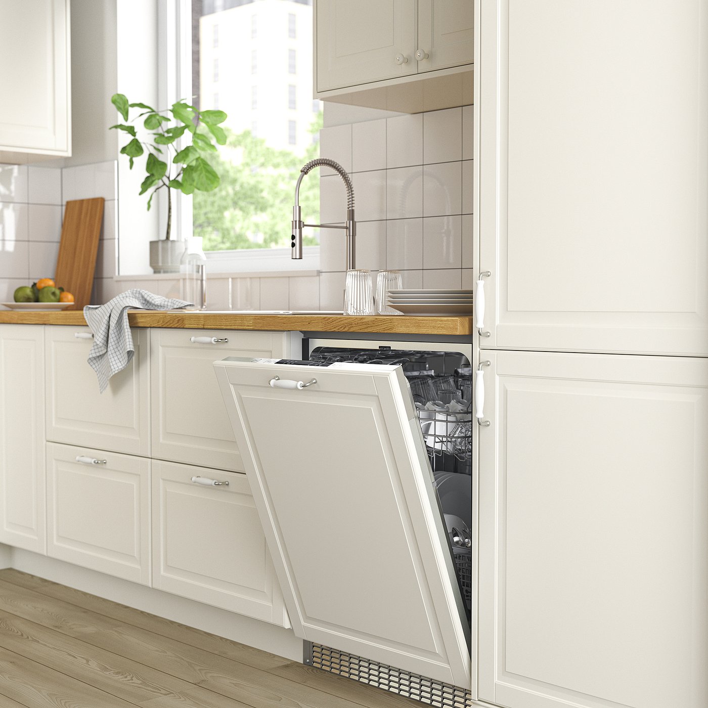 FLÅBODA built-in dishwasher, panel-ready, 24