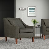 FLINSHULT Armchair, brown/beige