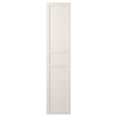 FLISBERGET door, white, wooden, rectangular, traditional design.