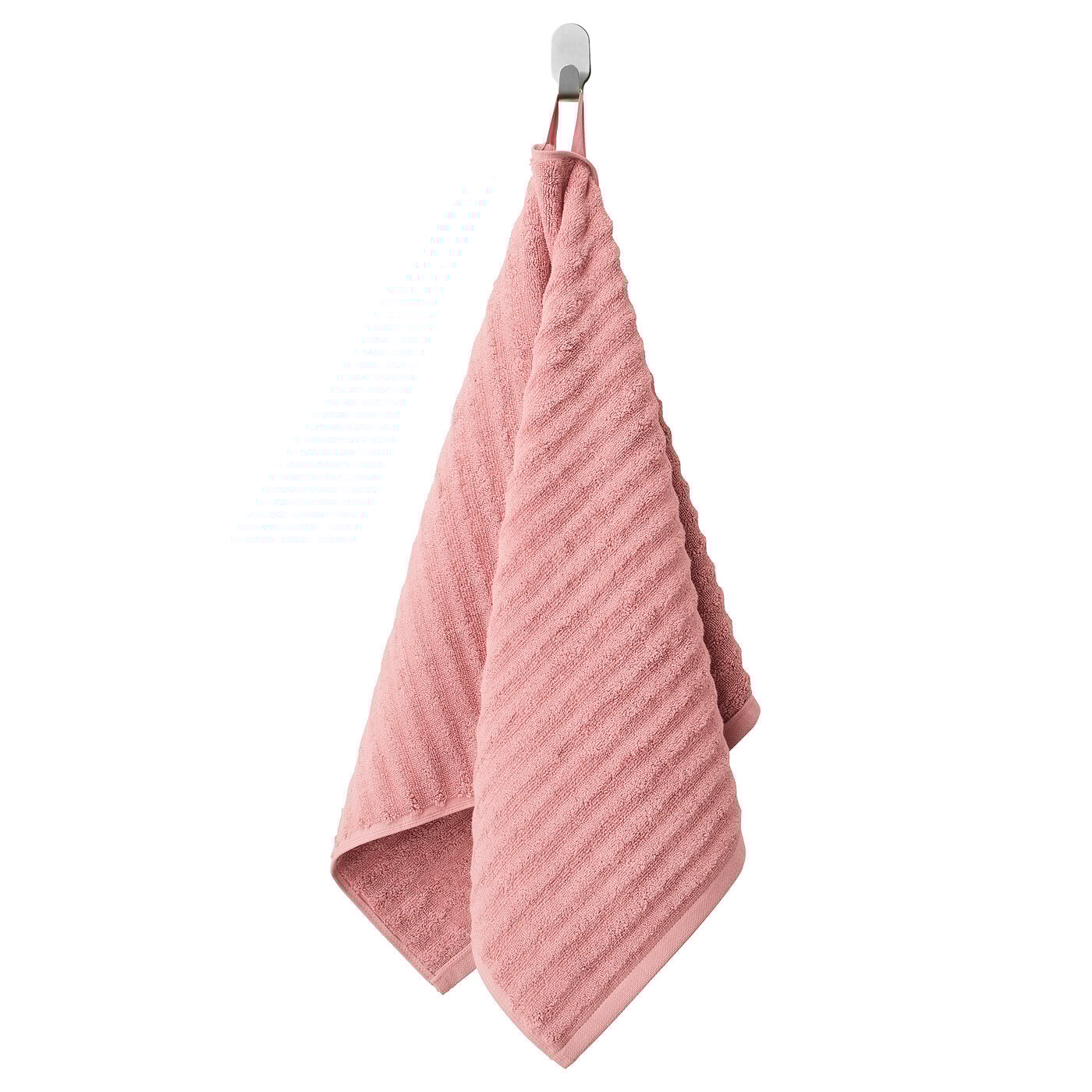 FLODALEN Hand towel, light pink, 20x39" IKEA
