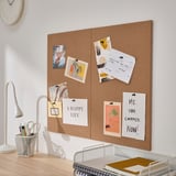 FLÖNSA Memo board with pins, cork, 20 ½x13 "