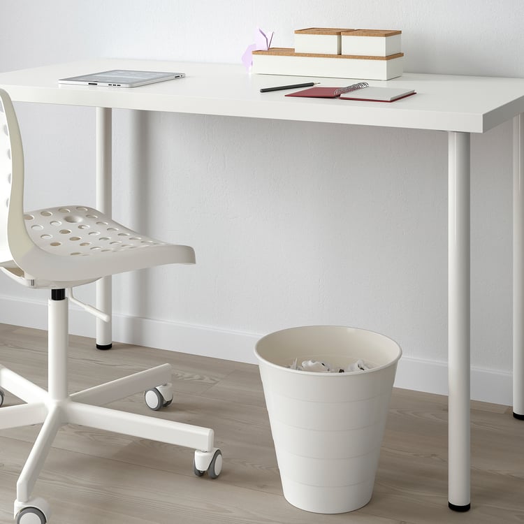 FNISS trash can, white, 3 gallon IKEA