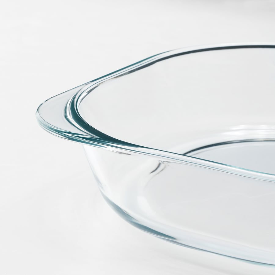 FÖLJSAM Oven dish, clear glass IKEA