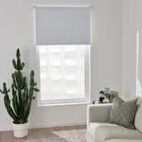 FÖNSTERBLAD Black-out roller blind, white, 27x61 "