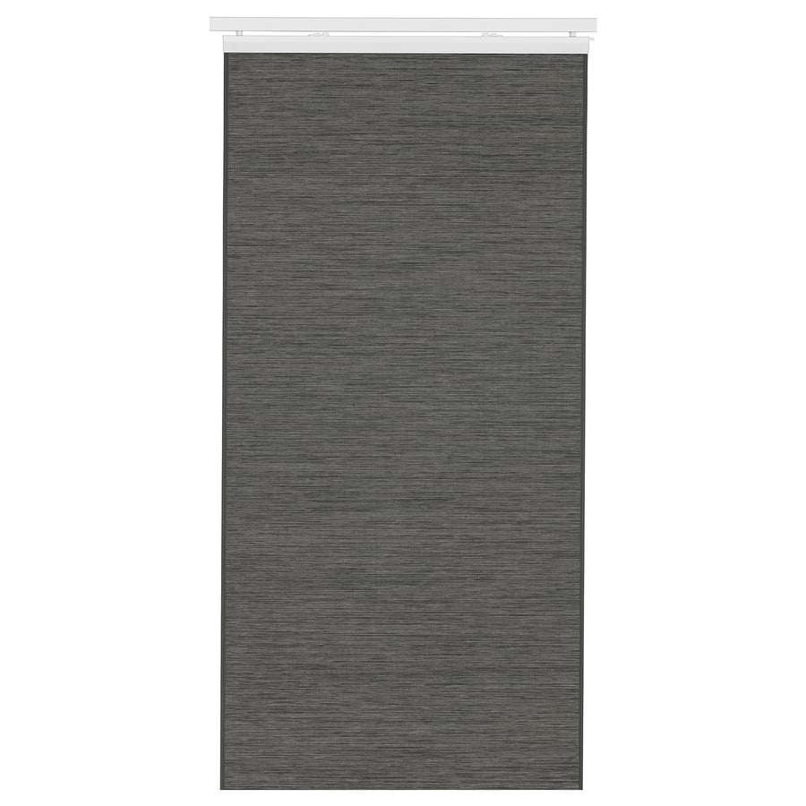 FÖNSTERVIVA panel curtain, dark gray, 24x118" IKEA