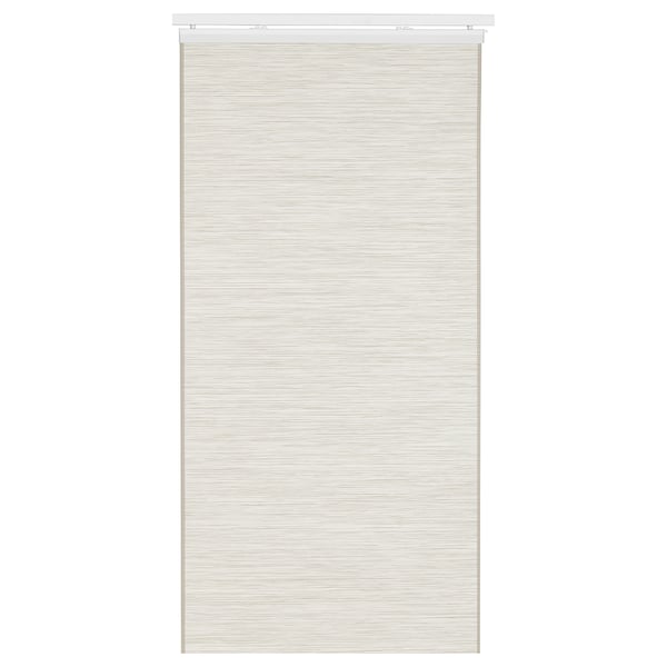 Lezen duisternis schudden FÖNSTERVIVA Panel curtain, white/beige, 24x118" - IKEA