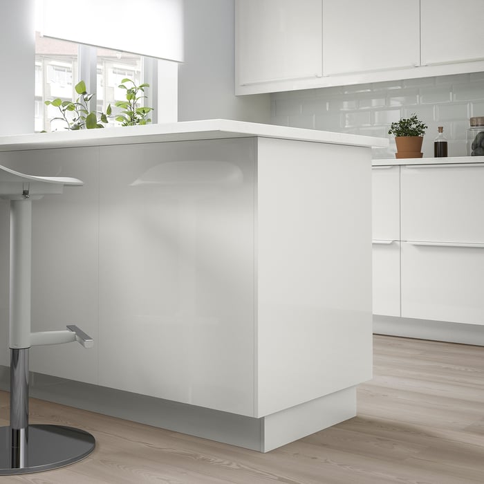 FÖRBÄTTRA Cover panel, high gloss white, 15x421/2" IKEA