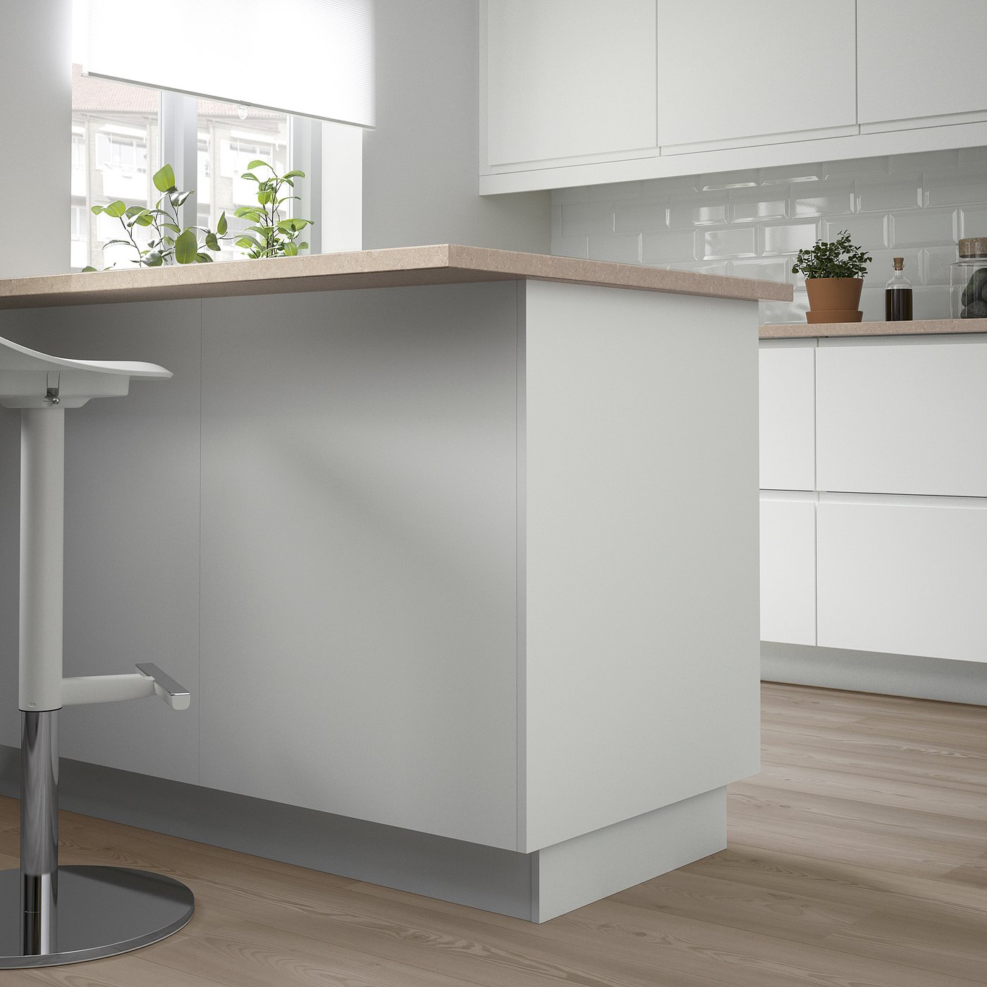 FÖRBÄTTRA cover panel, matte white, 25x80