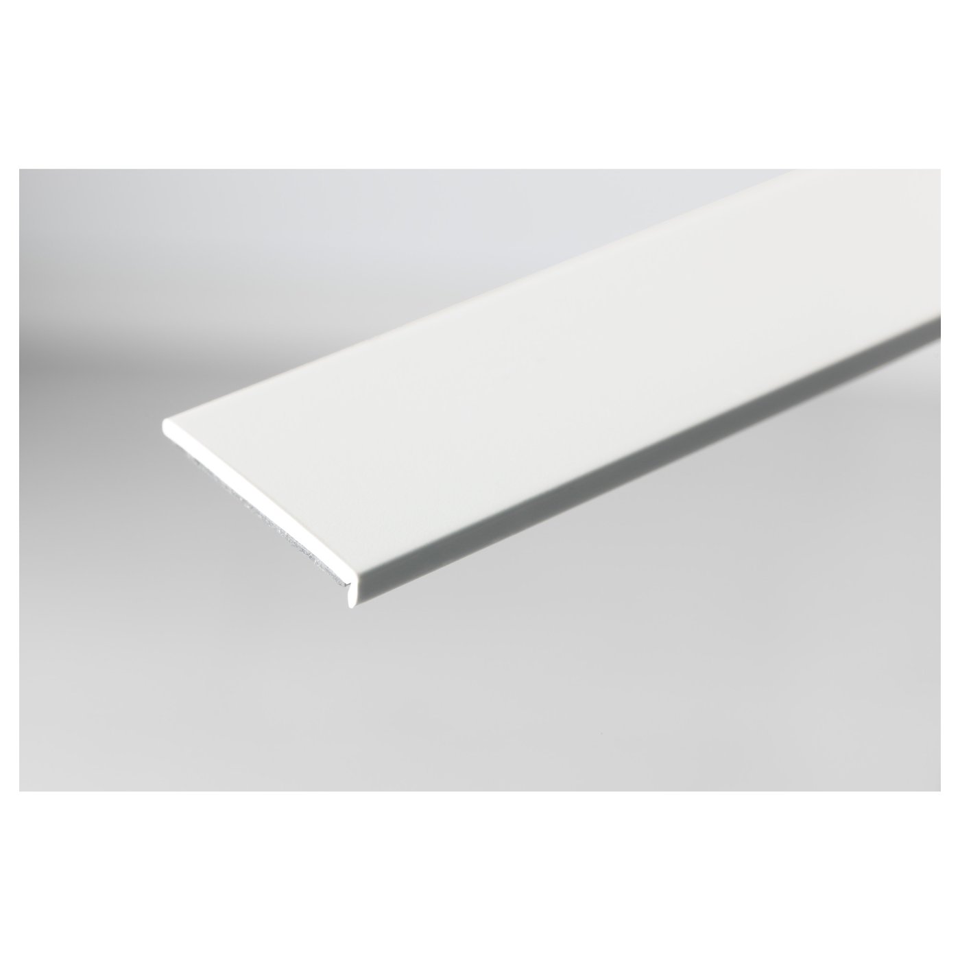 FÖRBÄTTRA cover strip and fasteners, white, 36x7/8