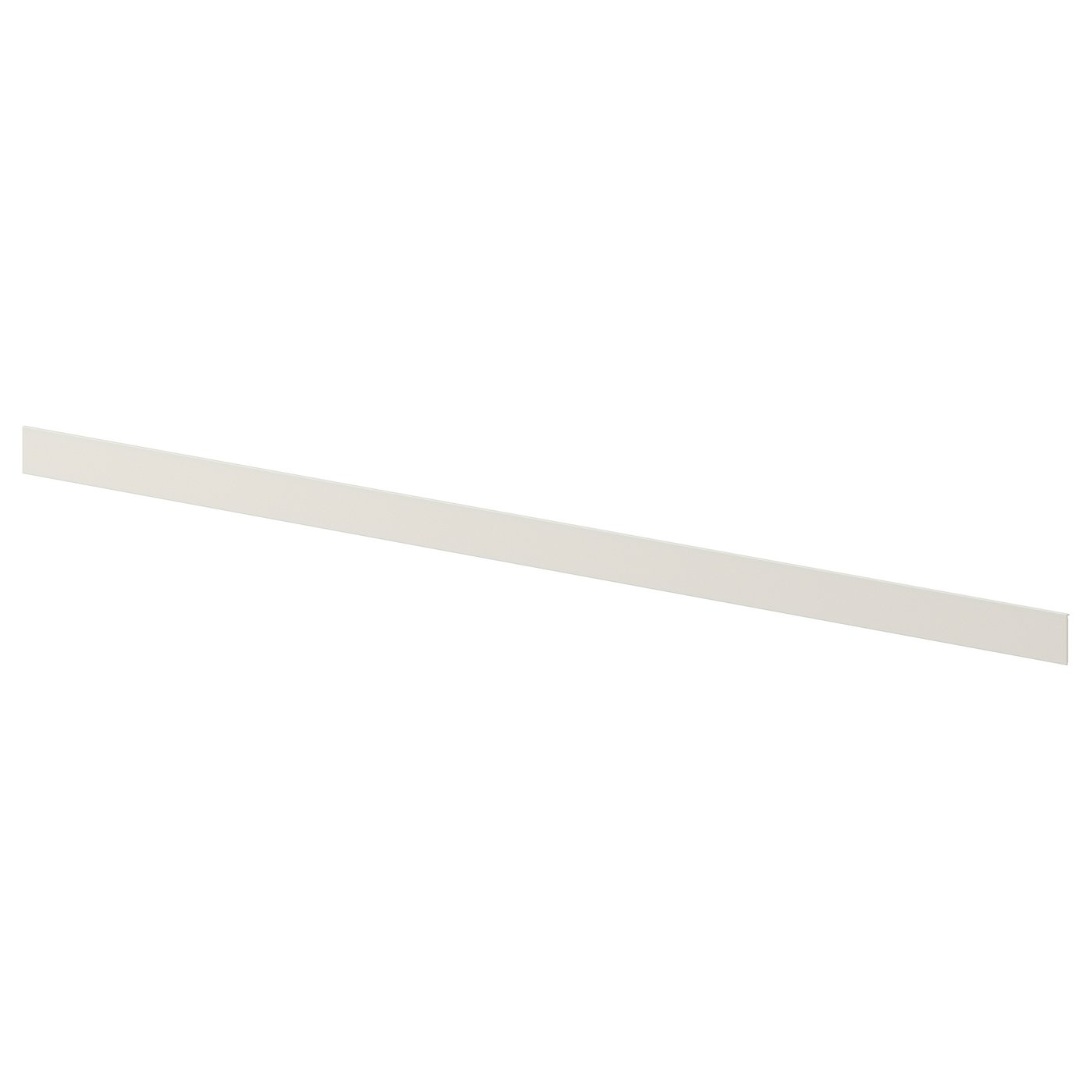 FÖRBÄTTRA cover strip and fasteners, white, 36x7/8