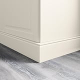 FÖRBÄTTRA Decorative toekick, off-white, 87x4 "