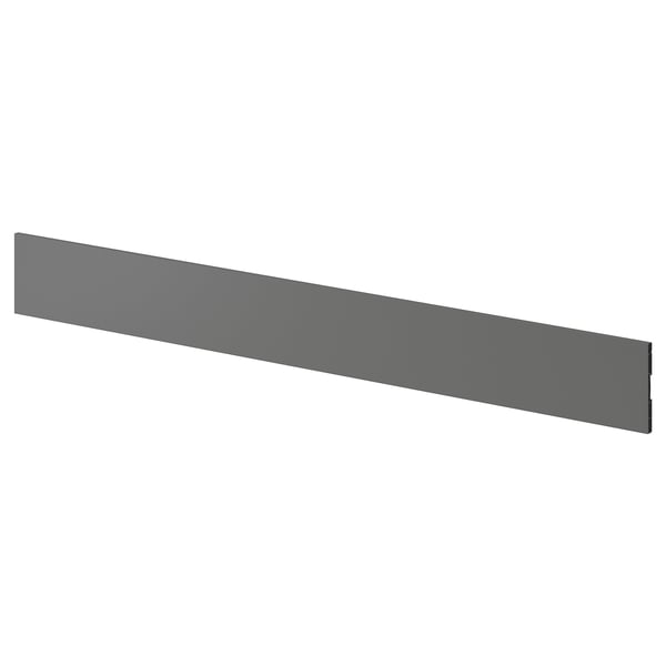 FÖRBÄTTRA Toekick, dark gray, 84x4 1/2 "