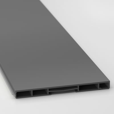 FÖRBÄTTRA Toekick, dark gray, 84x4 1/2 "