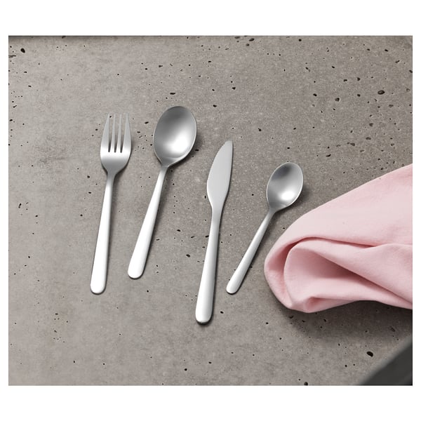 FÖRNUFT 20-piece flatware set, stainless steel