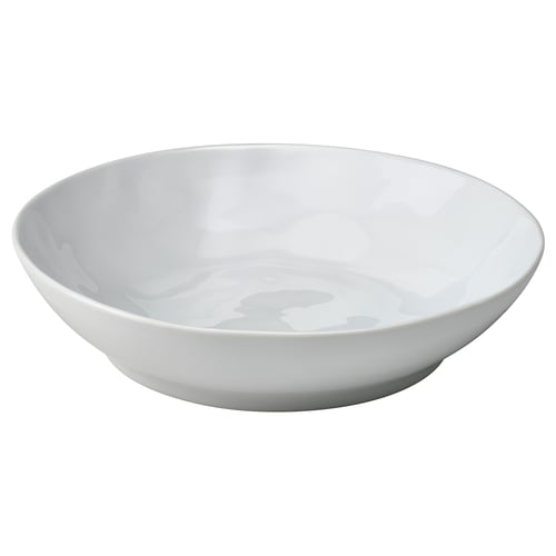 FORELLTETRA Deep plate/bowl, white, 8 ½x7 ½ "