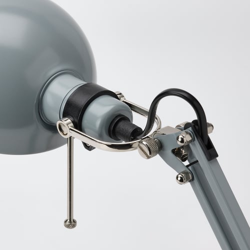 FORSÅ work lamp with LED bulb, turquoise IKEA