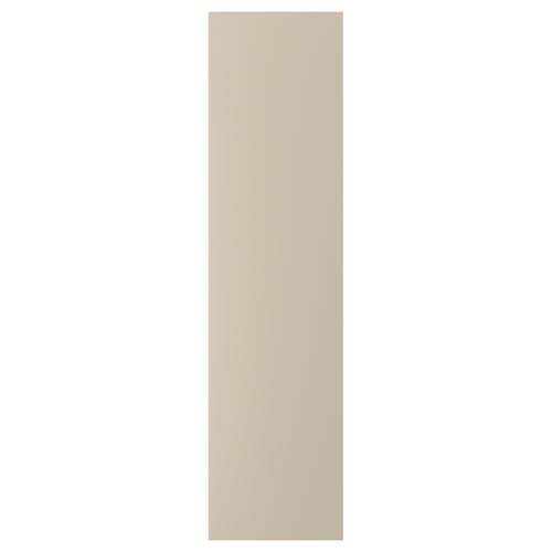 FORSAND door, beige, rectangular, smooth semi-matte finish.
