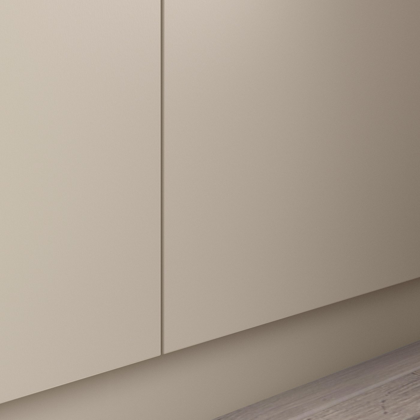 Door with hinges, gray-beige 3