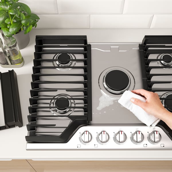 FORSHÄLLAN Gas cooktop, Stainless steel, 30 "