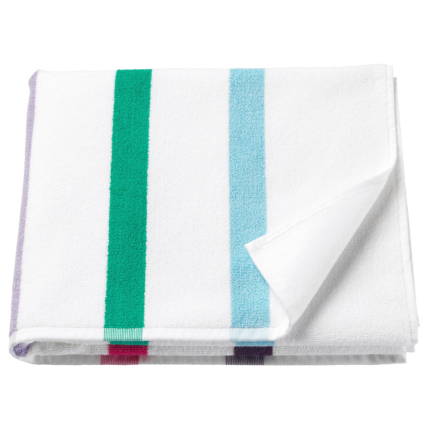 FOSKÅN Bath towel, multicolor, 28x55" IKEA