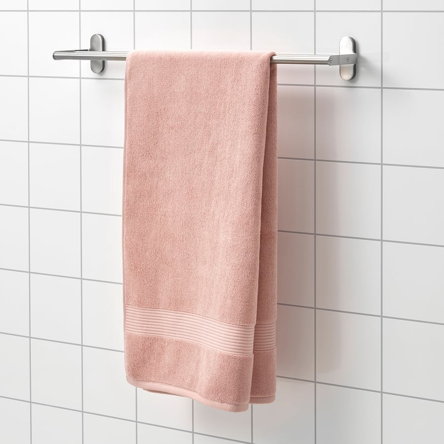 FREDRIKSJÖN bath towel, light pink, 28x55" IKEA