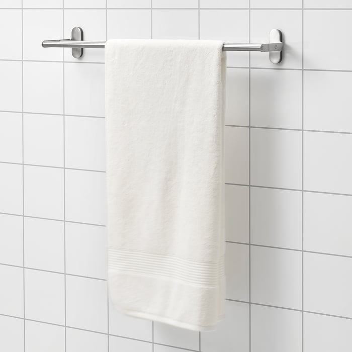 FREDRIKSJÖN bath towel, white, 28x55" IKEA