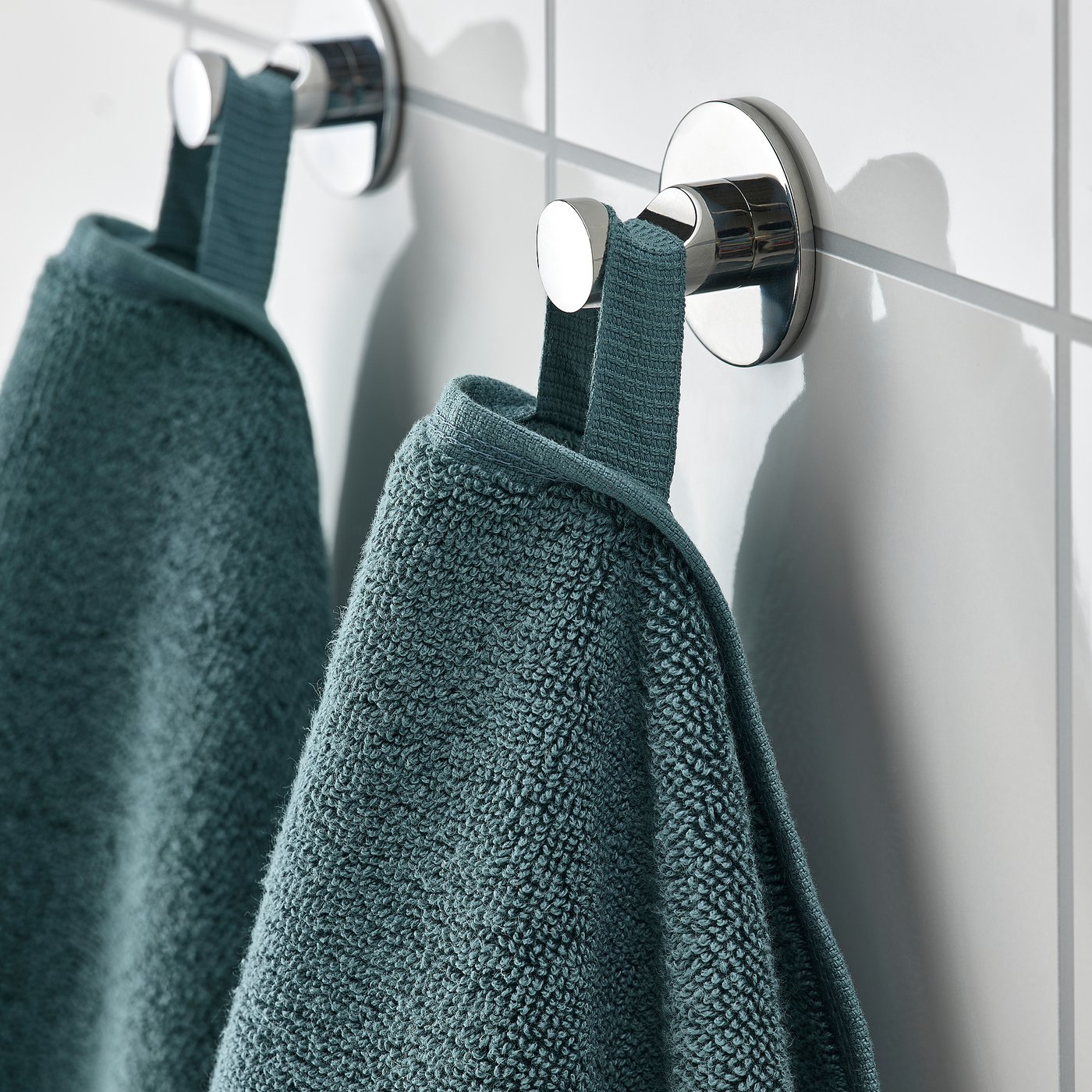 FREDRIKSJÖN hand towel, gray-turquoise, 16x28