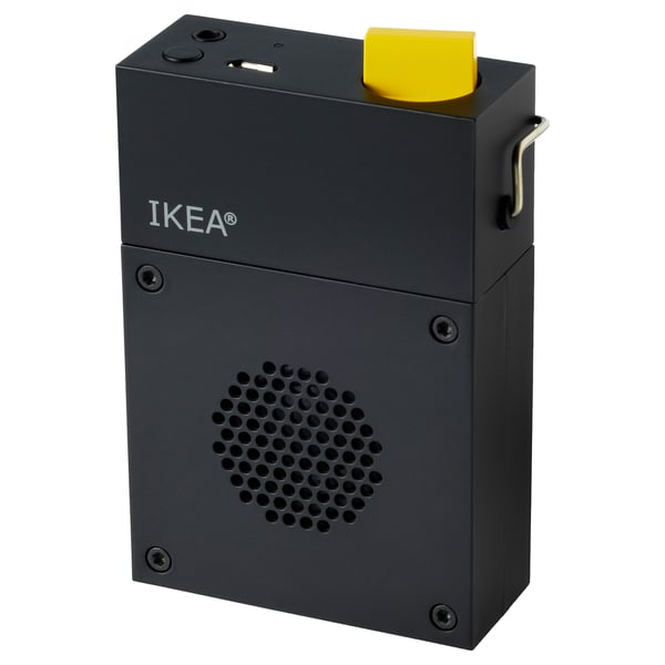 Frekvens Portable Speaker Black Ikea