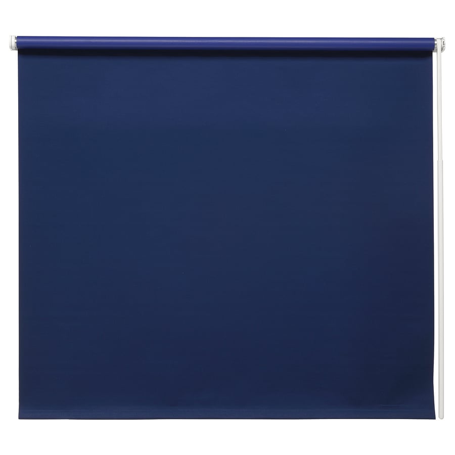 FRIDANS blackout roller blind, blue, 48x76 ¾" IKEA