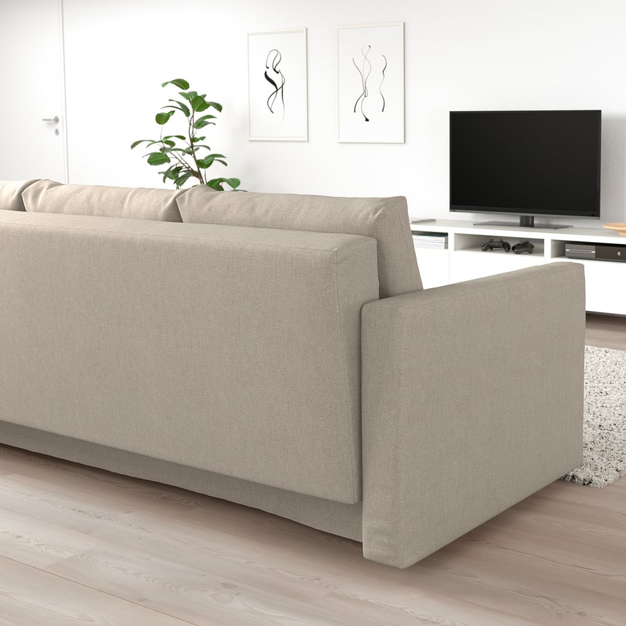 FRIHETEN sleeper sofa, Hyllie beige IKEA