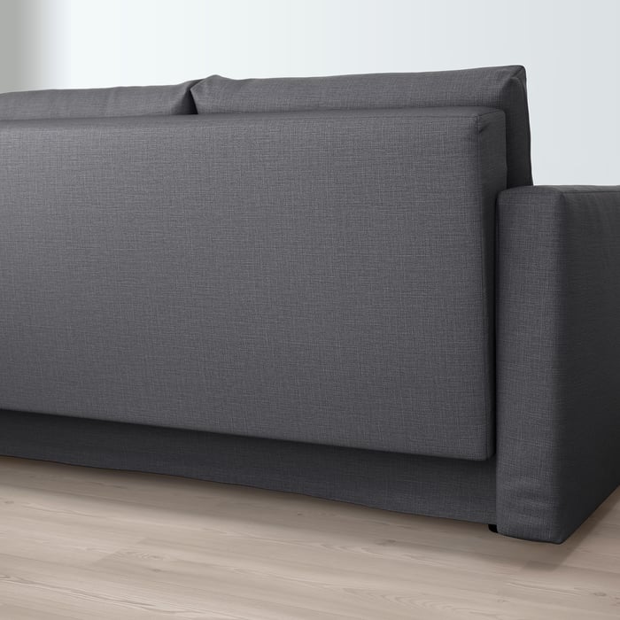 FRIHETEN sleeper sofa, Skiftebo dark gray IKEA