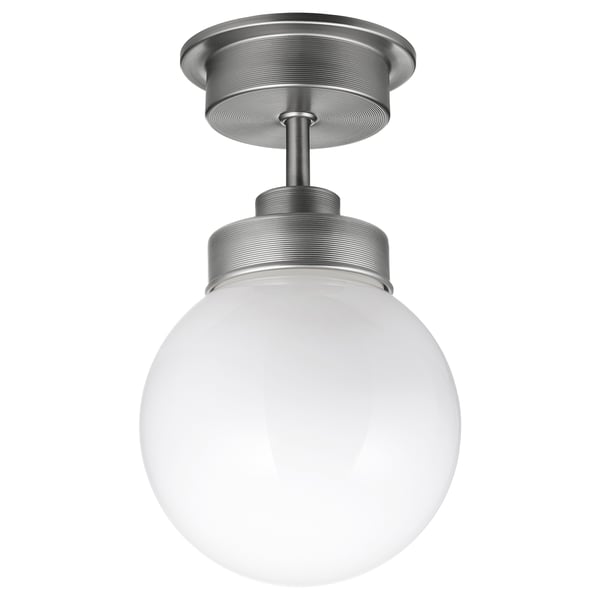 FRIHULT Ceiling lamp, stainless steel color