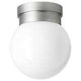 FRIHULT Ceiling/wall lamp, stainless steel color