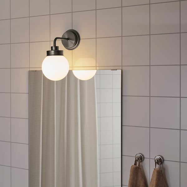 FRIHULT Wall lamp, black