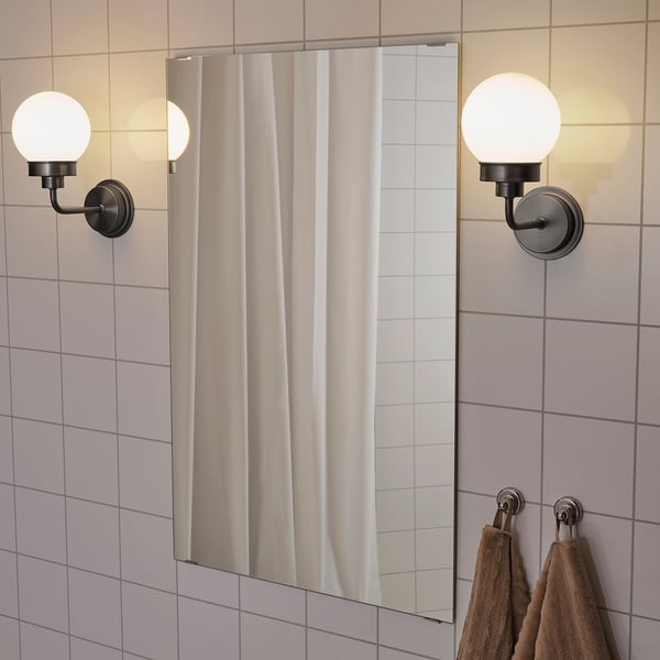 FRIHULT Wall lamp, black