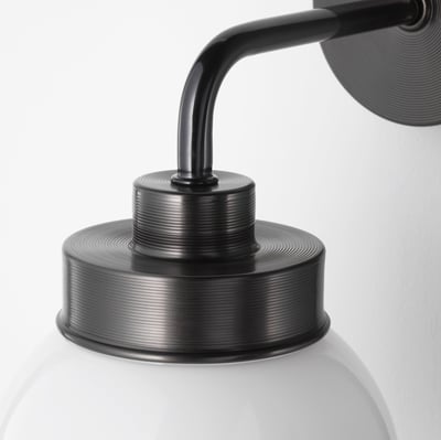 FRIHULT Wall lamp, black